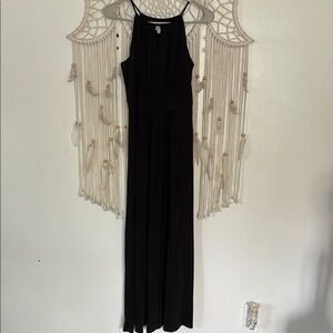 LOFT Black sleeveless Maxi Dress